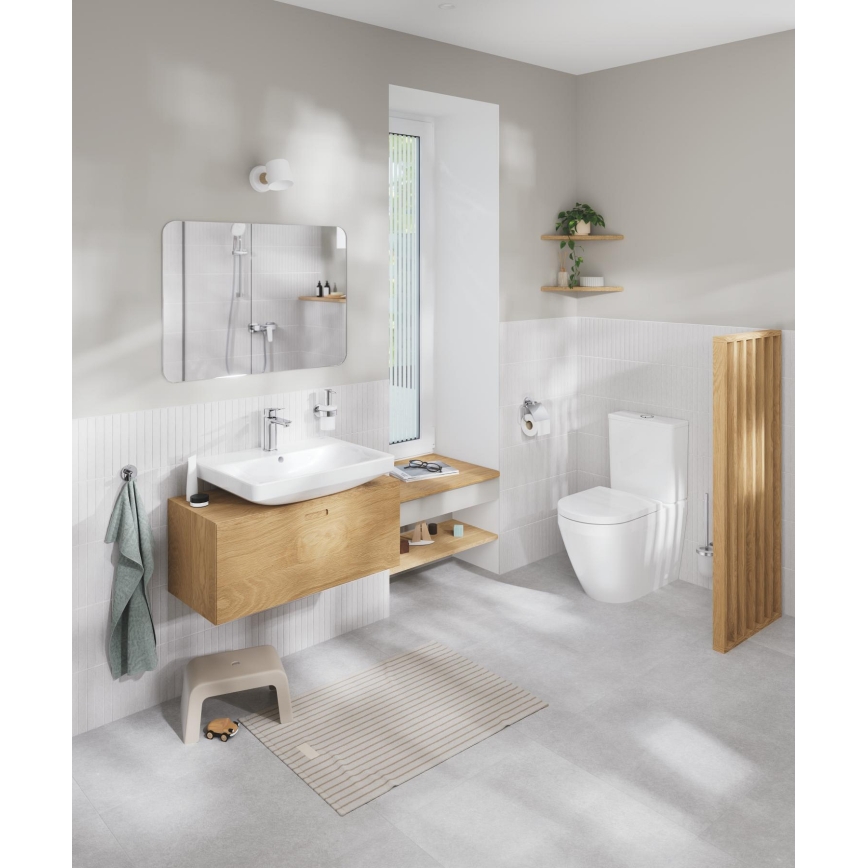 GROHE 102513SH00 - WC-Komplettset EURO CERAMIC 67,3 x 37,6 x 79,2 cm Keramik/weiß