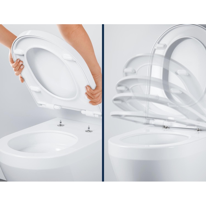 GROHE 102513SH00 - WC-Komplettset EURO CERAMIC 67,3 x 37,6 x 79,2 cm Keramik/weiß
