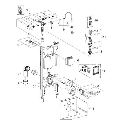 GROHE 103843SH00 - 5-in-1-Set SOLIDO COMPACT 1,13 m Keramik/Weiß