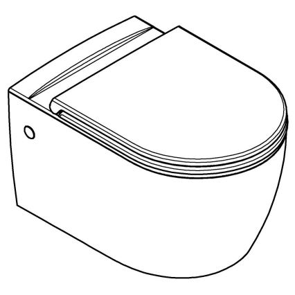 GROHE 103848SH00 - Wand-WC START ROUND KERAMIK 368 × 543 mm Duroweiß