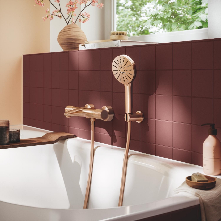GROHE 134863DL00 - Handbrause VITALIO JOY+ 120 mm Kupferoptik