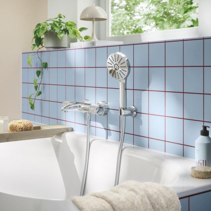 GROHE 1348650000 - Duschset VITALIO JOY+ 120 mm, glänzender Chrom