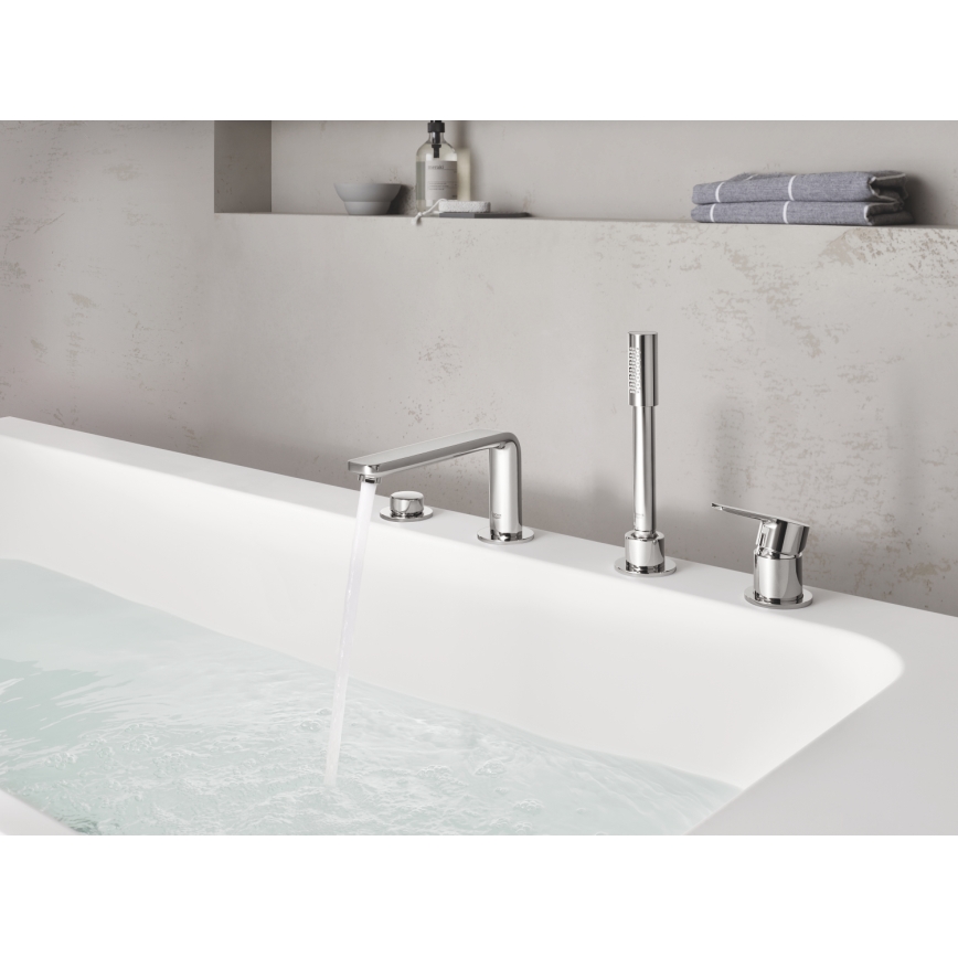 GROHE 19577001 - Wannen-4-Loch-Kombination LINEARE, Hochglanzchrom