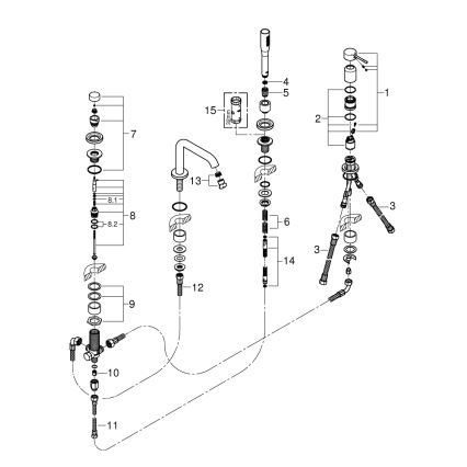 GROHE 19578DL1 - ESSENCE Vierloch-Badewannenarmatur, Bronze