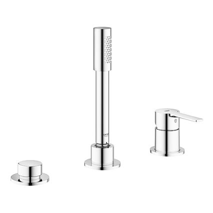 GROHE 19965001 - 3-Loch-Wannenarmatur LINEARE, Chrom glänzend