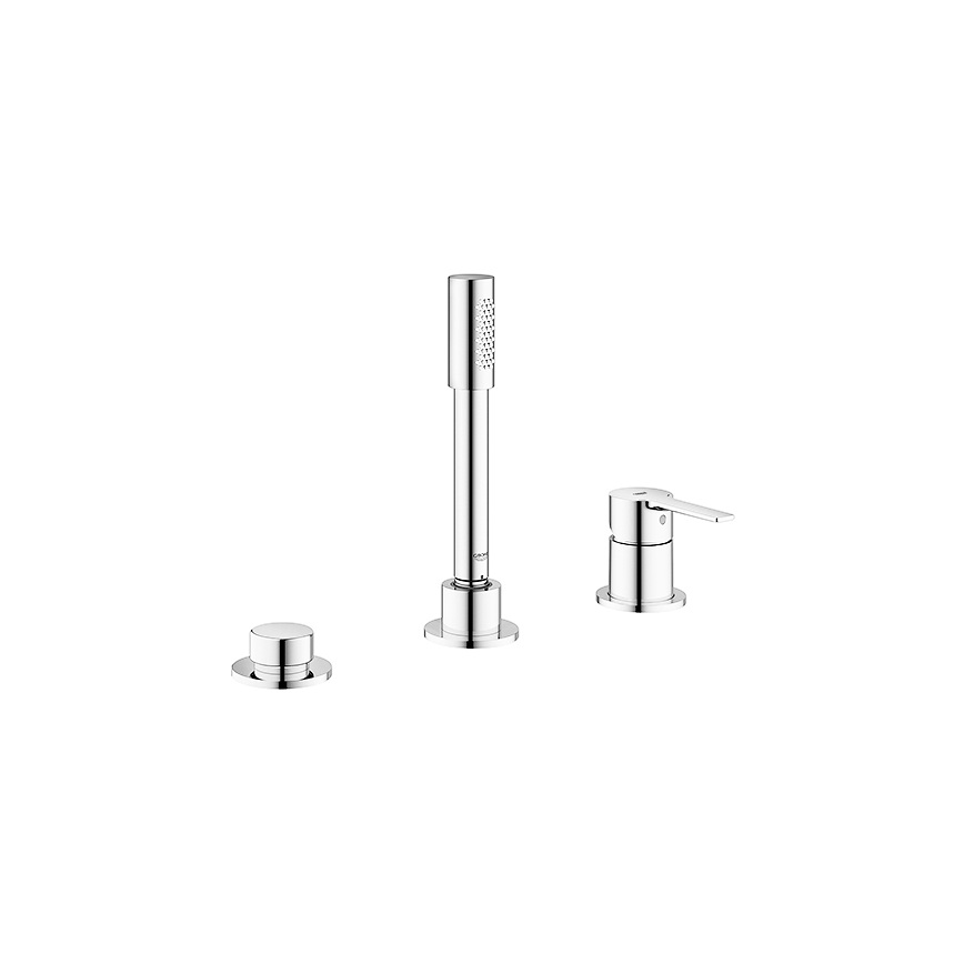 GROHE 19965001 - 3-Loch-Wannenarmatur LINEARE, Chrom glänzend