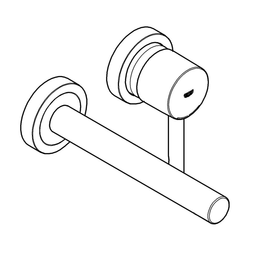 GROHE 19967A01 - Waschtischarmatur ESSENCE 230 mm Graphit