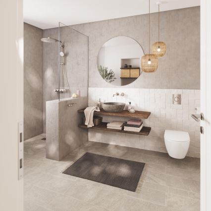 GROHE 19967DC1 - Waschtisch-Zweiloch-Armatur ESSENCE 230 mm, Edelstahl