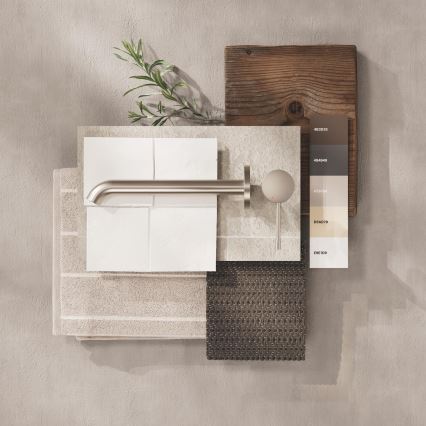 GROHE 19967DC1 - Waschtisch-Zweiloch-Armatur ESSENCE 230 mm, Edelstahl