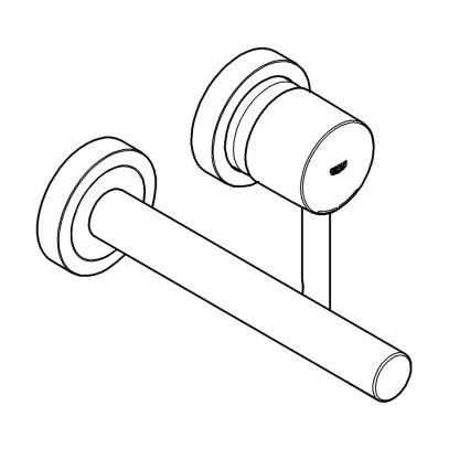 GROHE 19967GN1 - Waschtischarmatur ESSENCE 230 mm, goldfarben