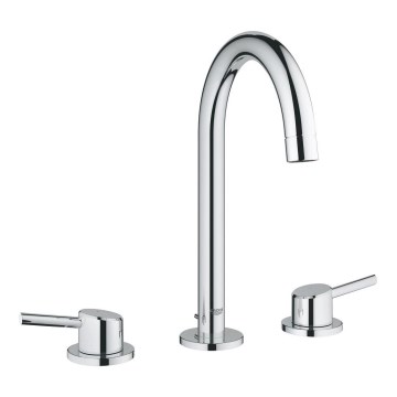 GROHE 20216001 - 3-Loch-Waschtischarmatur CONCETTO DN 15, Größe L, Chrom