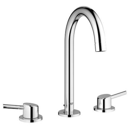 GROHE 20216001 - 3-Loch-Waschtischarmatur CONCETTO DN 15, Größe L, Chrom
