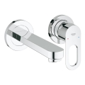 GROHE 20289000 - Waschtisch-Zweilocharmatur BAULOOP 110 mm glänzender Chrom