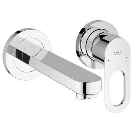 GROHE 20289000 - Waschtisch-Zweilocharmatur BAULOOP 110 mm glänzender Chrom