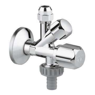 GROHE 22036000 - Kombi-Eckventil ORIGINAL WAS® DN 15 glänzender Chrom