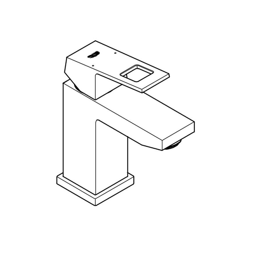 GROHE 2313200E - Waschtischarmatur EUROCUBE Größe S, glänzender Chrom