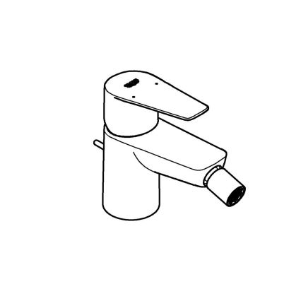 GROHE 23345001 - Bidetarmatur START EDGE, glänzender Chrom