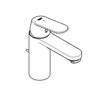 GROHE 2339600E -Waschtischarmatur EUROSMART COSMOPOLITAN DN 15 Größe M Chrom