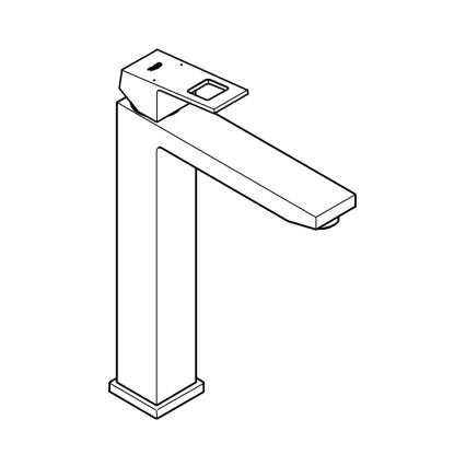 GROHE 23406000 - Waschtischarmatur EUROCUBE XL, Hochglanzchrom