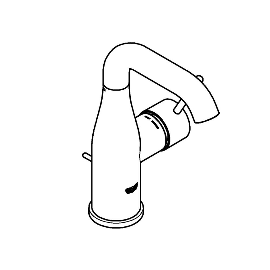 GROHE 23462AL1 - Waschtischarmatur ESSENCE Größe M Graphit