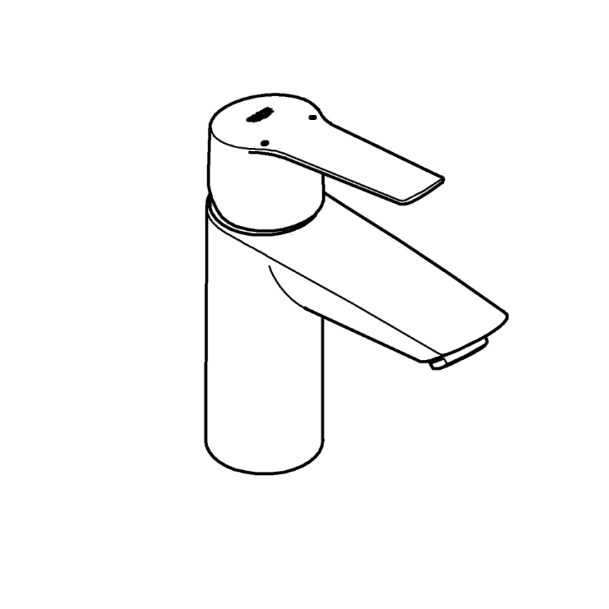 GROHE 235502432 - Waschtischarmatur START Größe S schwarz