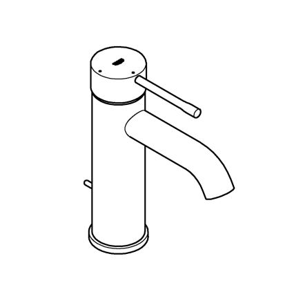 GROHE 23591001 - Waschtischarmatur ESSENCE, Größe S, Hochglanz-Chrom