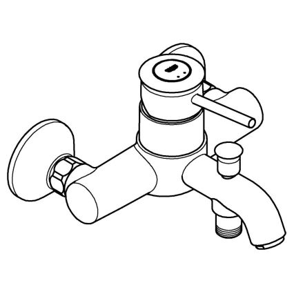 GROHE 23787000 - Wannenarmatur START CLASSIC DN 15, hochglanzverchromt