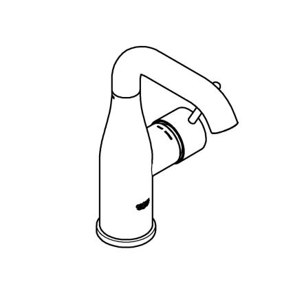 GROHE 23798001 - Waschtischarmatur ESSENCE DN 15 Größe M glänzender Chrom