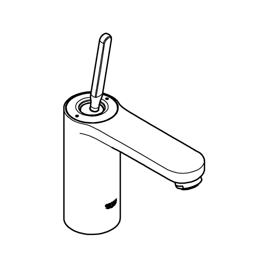 GROHE 23800000 - Waschtischarmatur GET, Größe M, glänzender Chrom