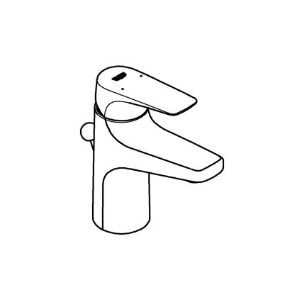 GROHE 23809000 - Waschtischarmatur START FLOW DN 15, glänzender Chrom