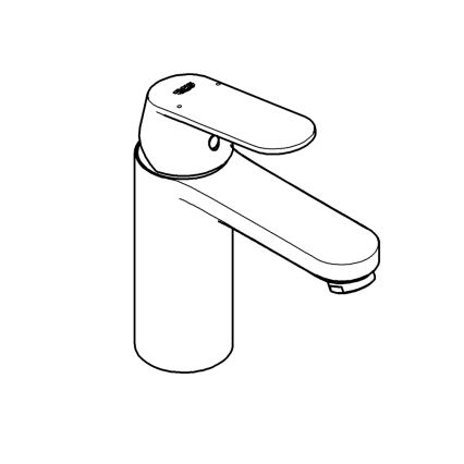 GROHE 23926000 - Waschtischarmatur DN 15 Größe M glänzender Chrom