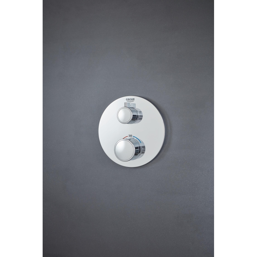 GROHE 24076000 - GROHTHERM Thermostat-Duscharmatur, Hochglanz-Chrom