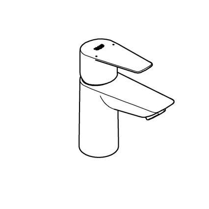 GROHE 24199001 - START EDGE Waschtischarmatur DN 15, Chrom glänzend