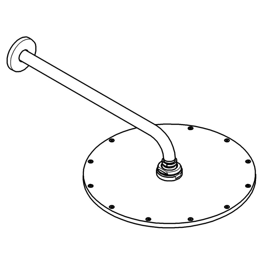 GROHE 26066AL0 - Kopfbrause RAINSHOWER COSMOPOLITAN 310 380 mm Graphit