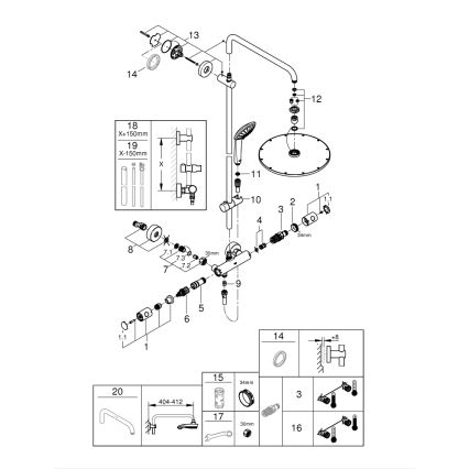 GROHE 26075DA0 - Duschsystem EUPHORIA 310 Bronze
