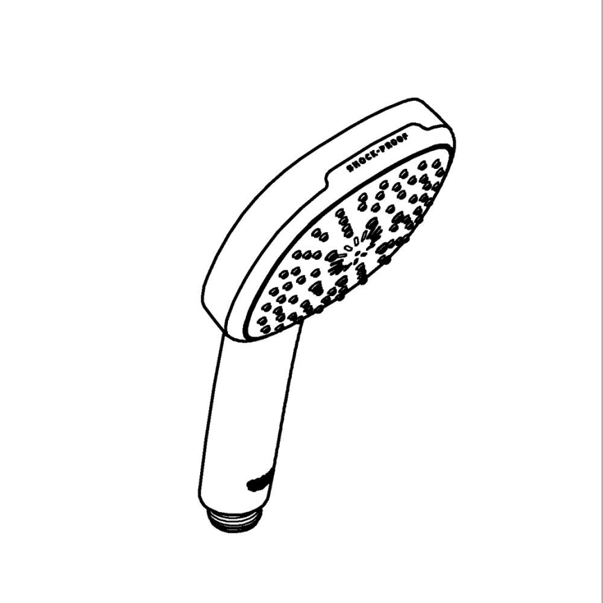 GROHE 26092001 - Handbrause VITALIO COMFORT 110 × 110 mm Hochglanz-Chrom