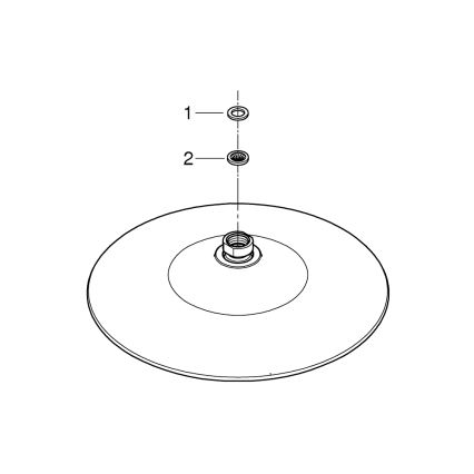 GROHE 26455000 - Kopfbrause EUPHORIA 260, 260 mm, glänzender Chrom