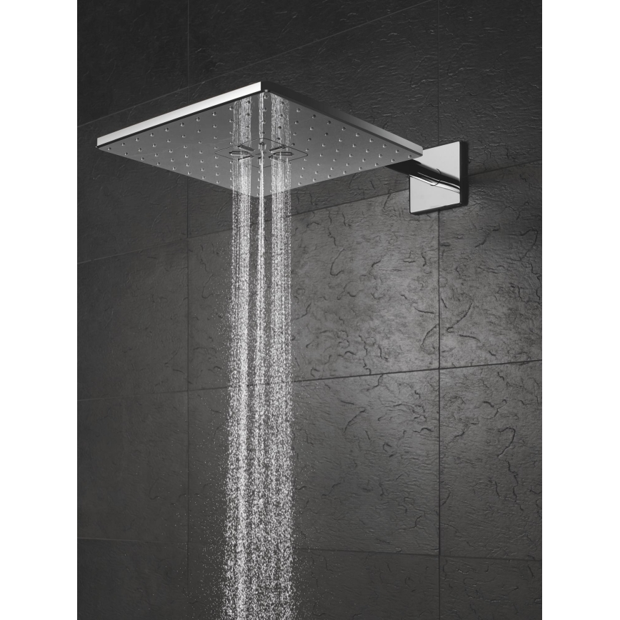 GROHE 26479000 - Kopfbrause RAINSHOWER SMARTACTIVE 310 CUBE glänzender Chrom