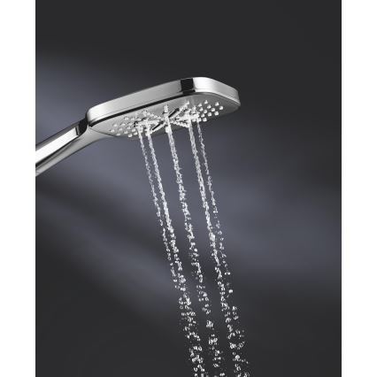 GROHE 26550000 - RAINSHOWER SMARTACTIVE 130 CUBE Handbrause, Chrom glänzend