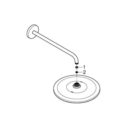 GROHE 26557000 - Kopfbrauseset RAINSHOWER 310 422 mm glänzender Chrom