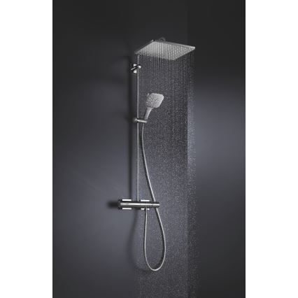GROHE 26582000 - Handbrause RAINSHOWER SMARTACTIVE 130 CUBE, glänzender Chrom