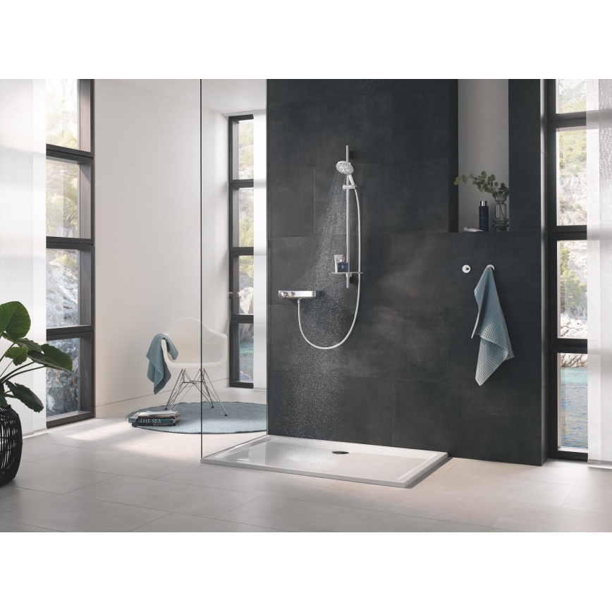 GROHE 26603000 - Duschstange RAINSHOWER SMARTACTIVE 900 mm, Hochglanz-Chrom