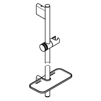 GROHE 26603DA0 - Duschstange RAINSHOWER SMARTACTIVE 900 mm kupferfarben
