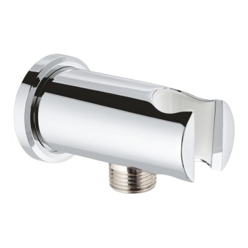 GROHE 26658000 - Wandanschluss mit integriertem Brausehalter O 48 mm chrom