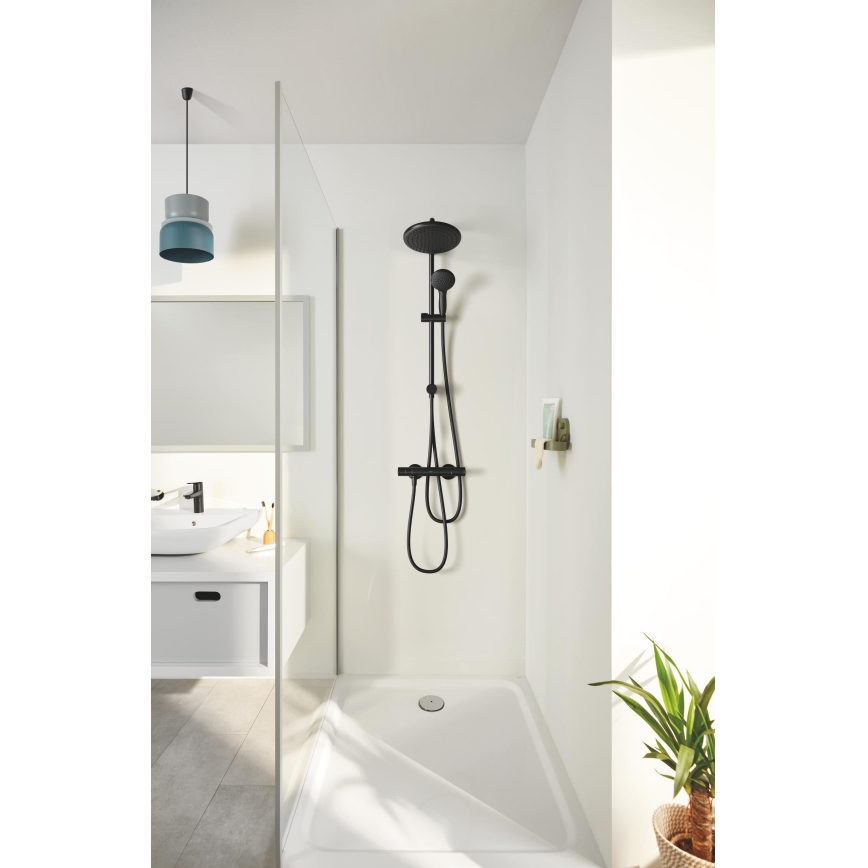 GROHE 266802431 - Duschsystem VITALIO START SYSTEM 250 390 mm schwarz