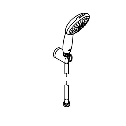 GROHE 26769001 - Duschgarnitur VITALIO START 110, 1750 mm, chrom glänzend