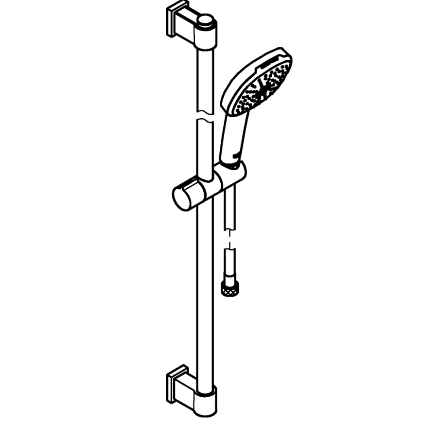 GROHE 26931001 - Duschset VITALIO COMFORT 110, 900 mm, glänzender Chrom