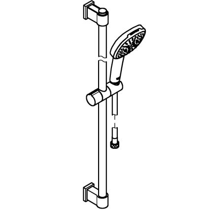 GROHE 26932001 - Duschset VITALIO COMFORT 110 900 mm glänzender Chrom