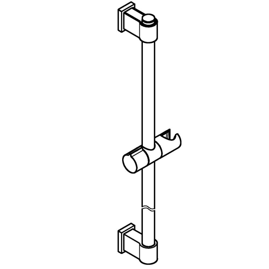 GROHE 26961001 - Duschstange VITALIO UNIVERSAL 900 mm glänzender Chrom