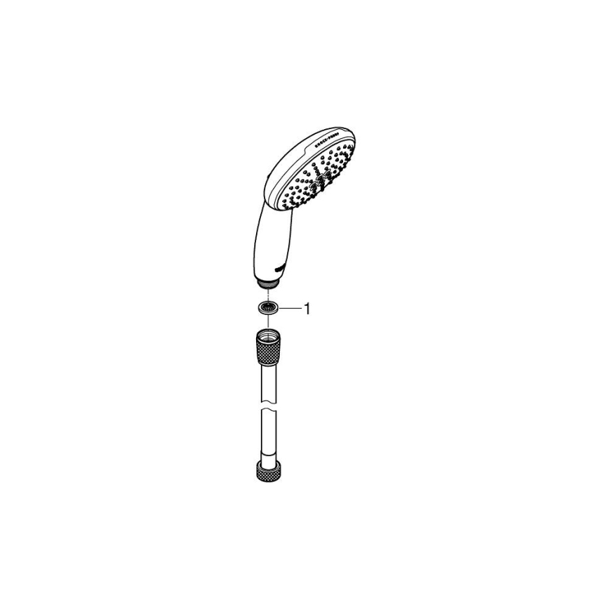 GROHE 26972001 - Handbrause VITALIO START 110 Ø 110 mm glänzender Chrom